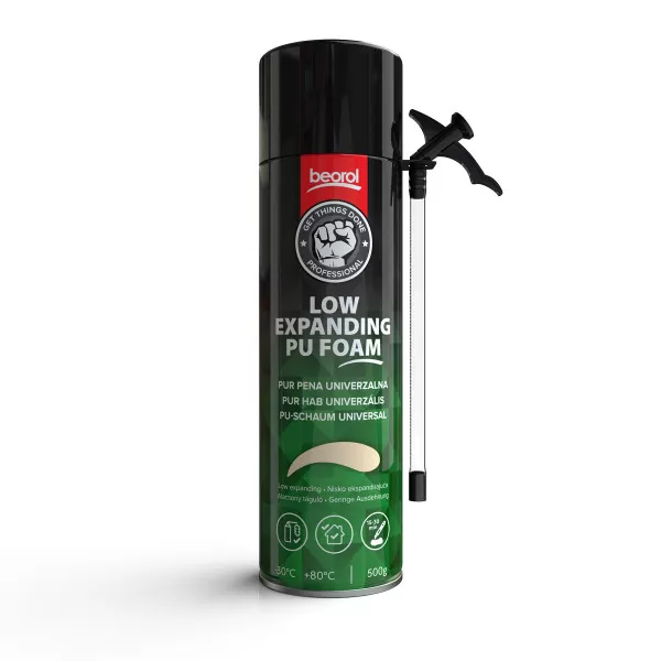 Пур пена ниско експандирачка во спреј, 500ml 